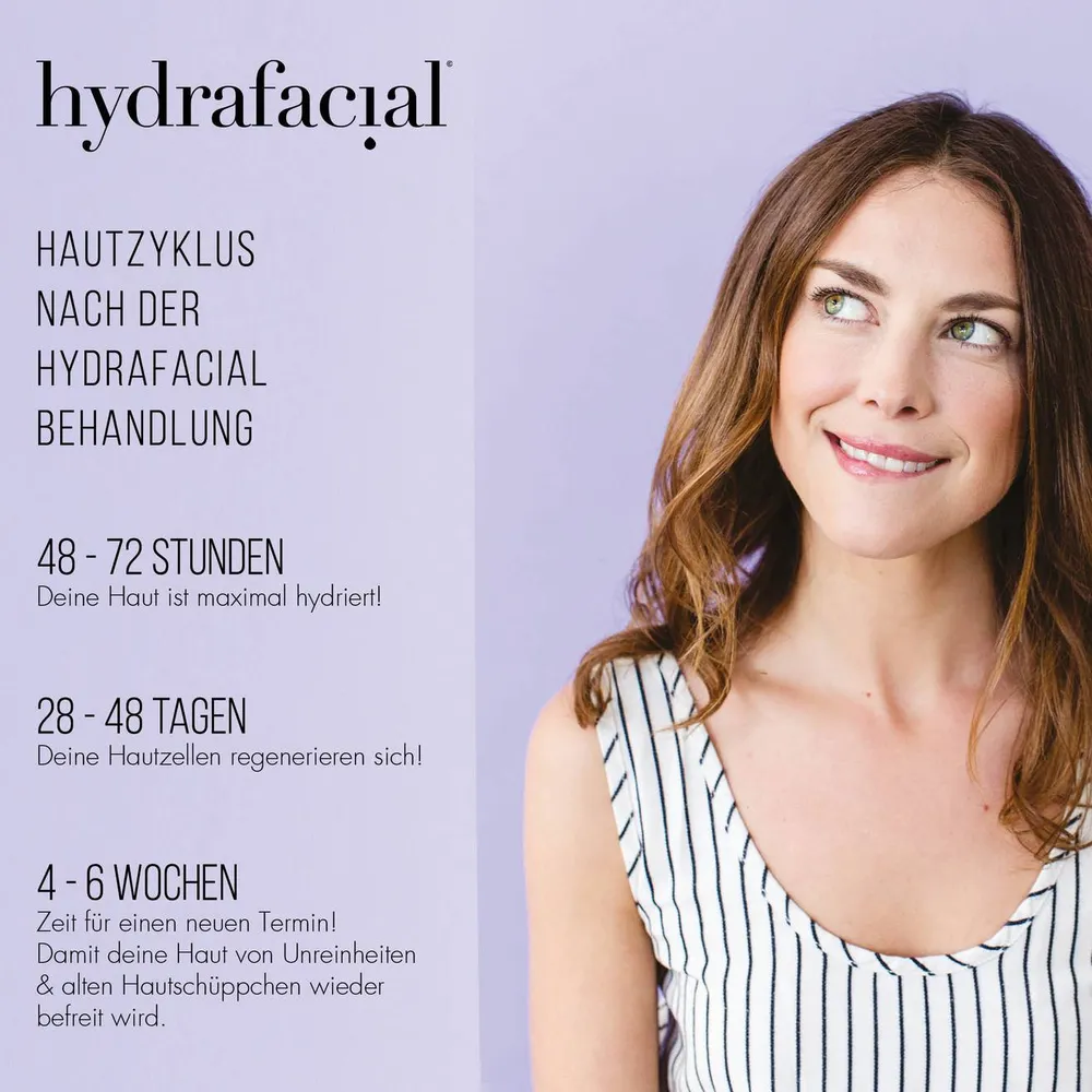 Bild für den Blogartikel "Hydrafacial Gesichtsbehandlung"