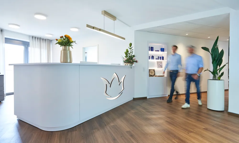 Schlosspraxis Brühl - Empfang